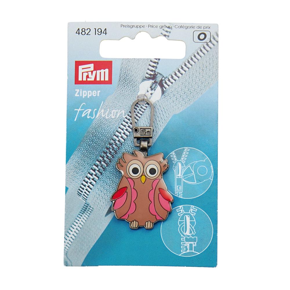Tirette « Fashion-Zipper » chouette