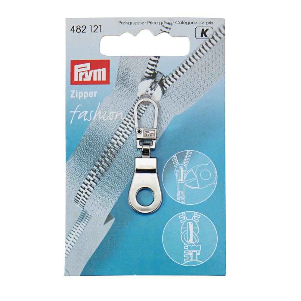Tirette « Fashion-Zipper », oeillet, argent