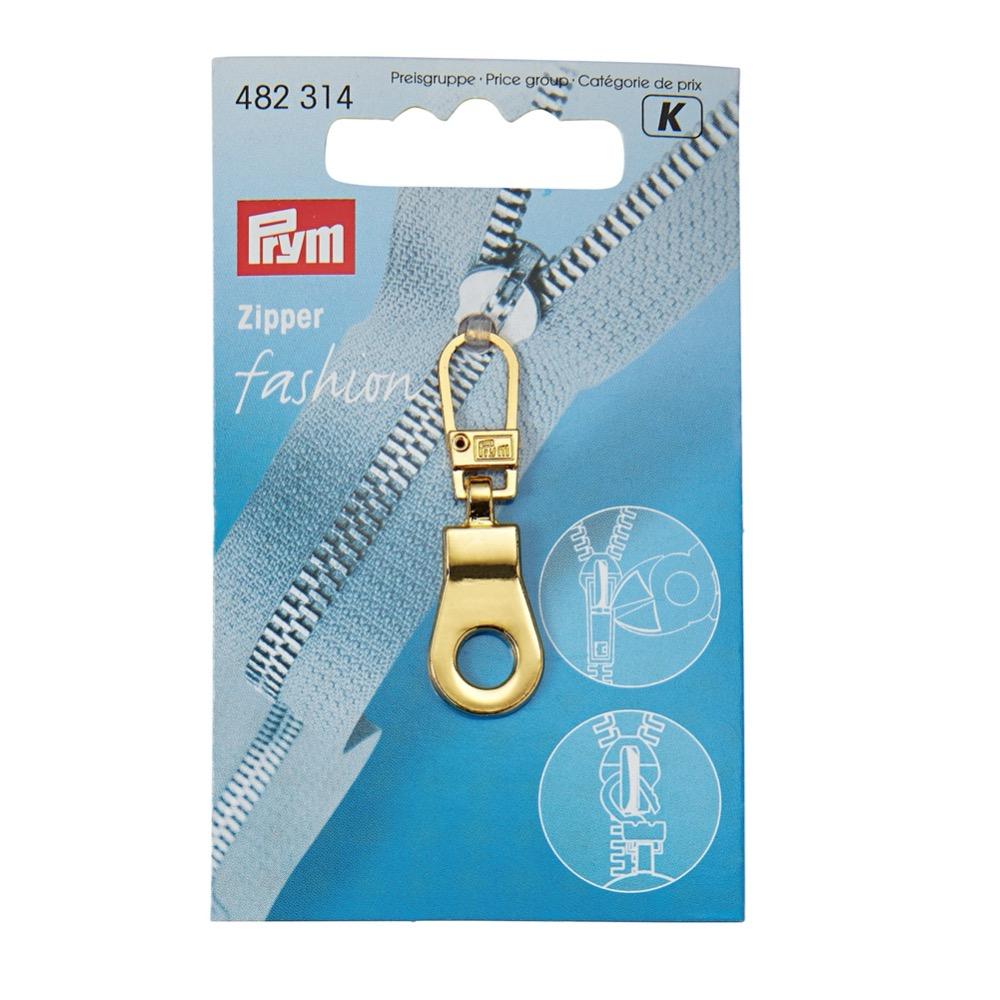 Tirette « Fashion-Zipper », oeillet, nouvel or