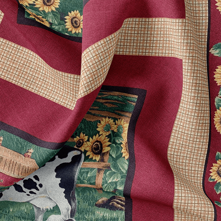 Tissu Coton - Animaux de la Ferme