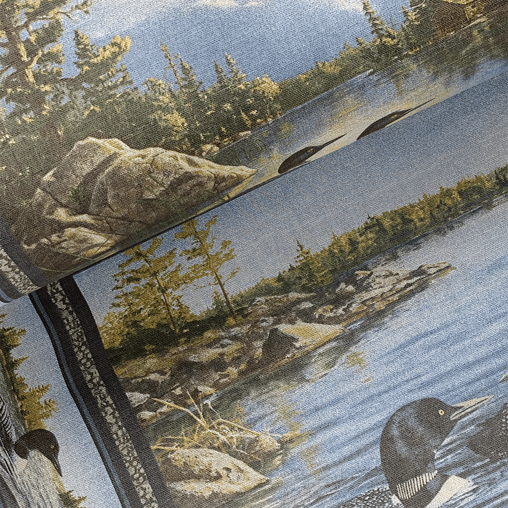 Tissu Coton- Canards Sauvages