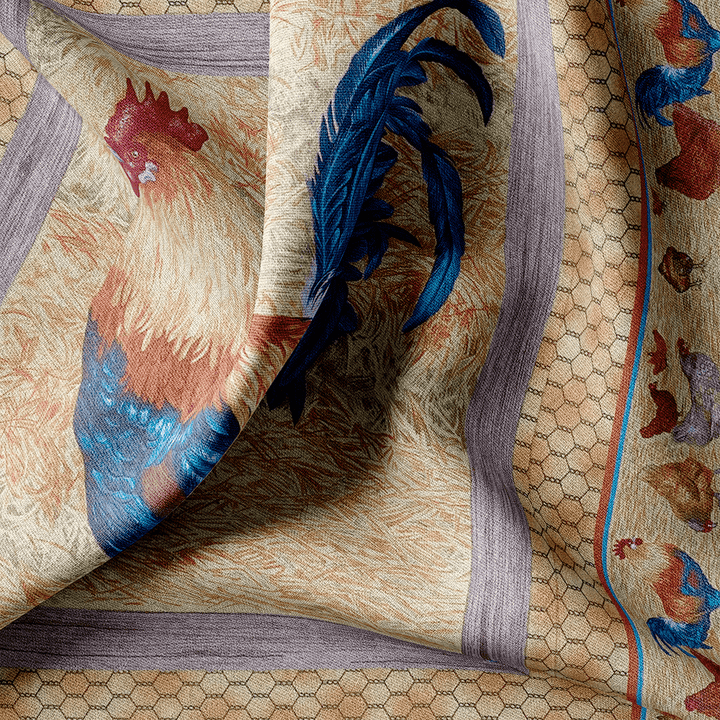 Tissu Coton - Coq