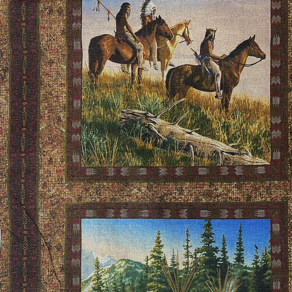 Tissu Coton- Indiens d'Amérique II