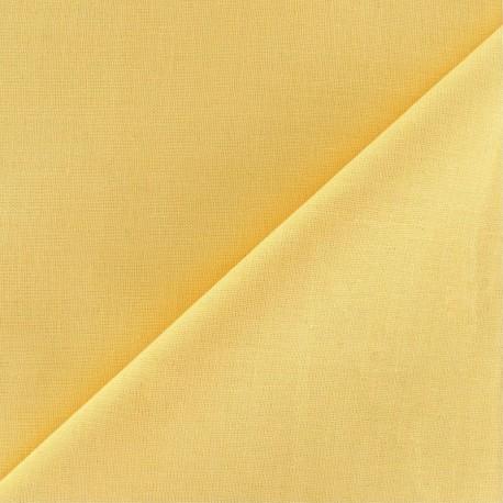 Tissu Coton - Jaune Clair