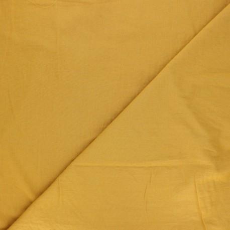 Tissu Coton- Jaune Moutarde