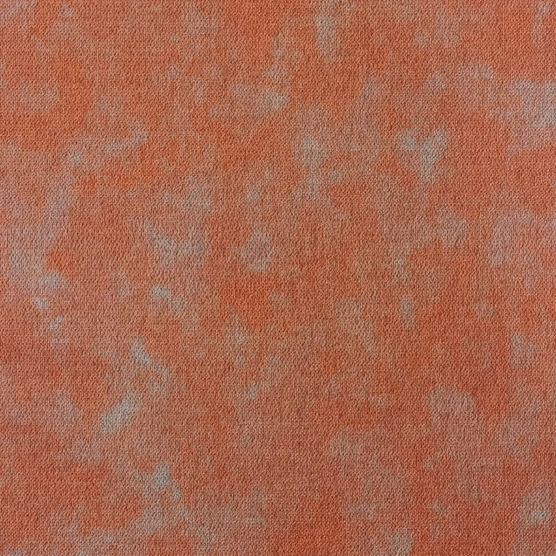 Tissu Coton - Orange Saumon Marbre - Biner Pinaton