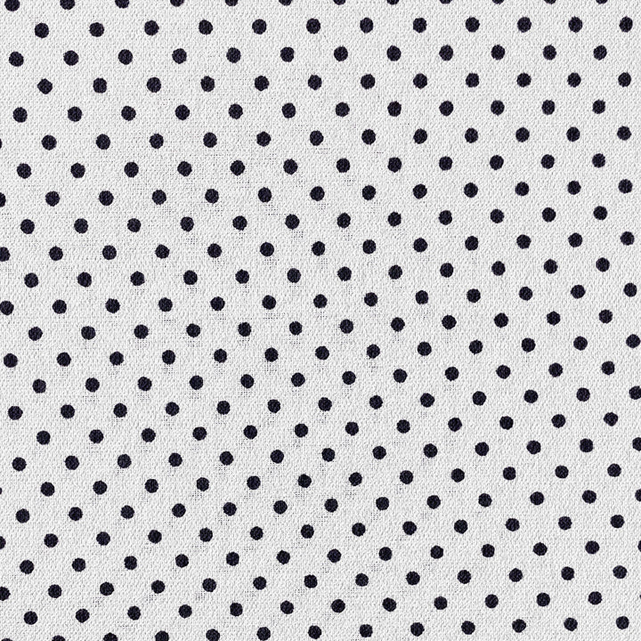 Tissu Coton - Pois Noir/ Blanc - Biner Pinaton