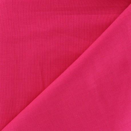 Tissu Coton- Rose Vif