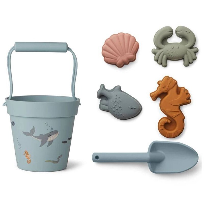 Jouets de plage en silicone- Baleines