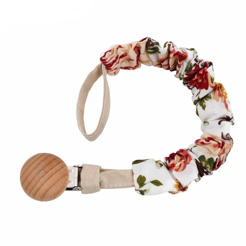 Attache-sucette - Roses