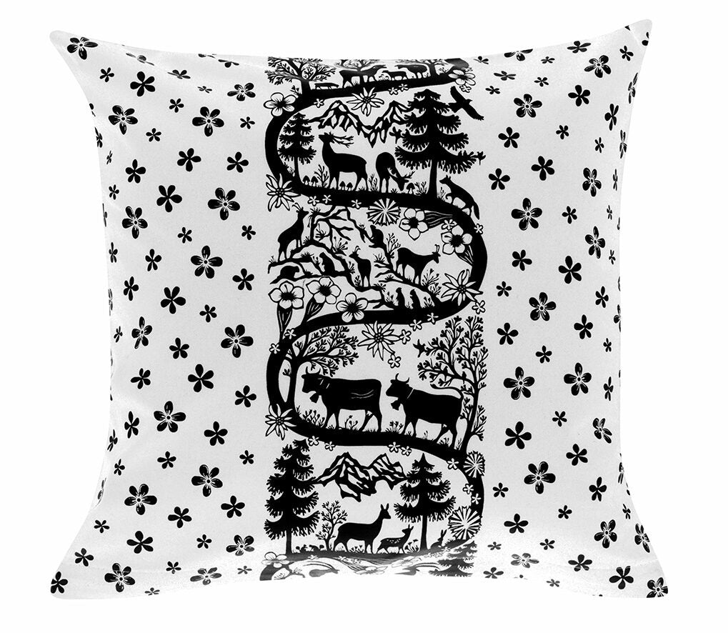 Housse de Coussin- Poya Blanc