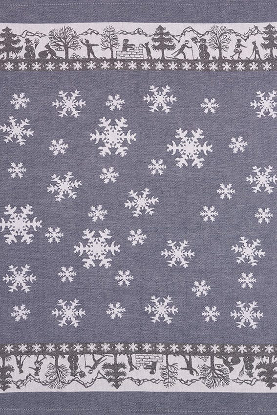 Linge de Cuisine- Flocons de neige