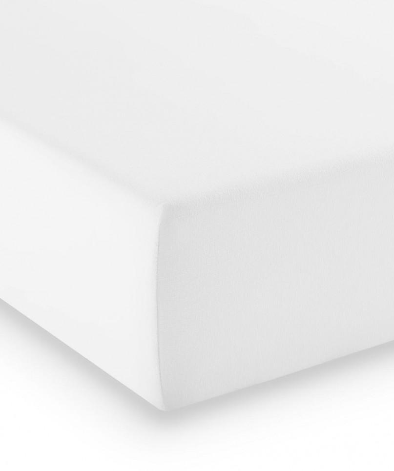 Drap-housse Mako-Jersey Stretch- Blanc 10