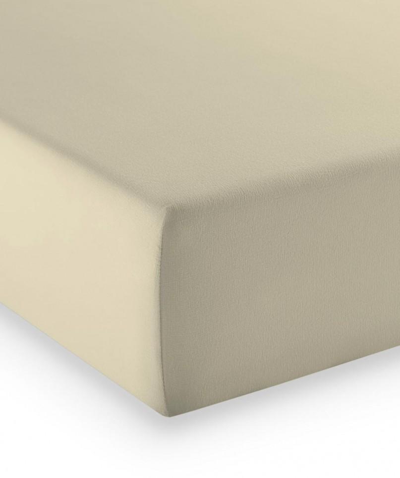 Drap-housse Mako-Jersey Stretch- Sable 80