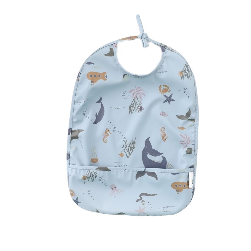 Bavoir Waterproof - Baleines