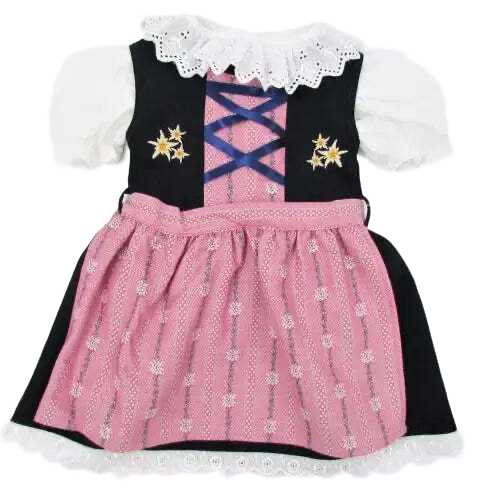 Dirndl Edelweiss- Rose/Marine