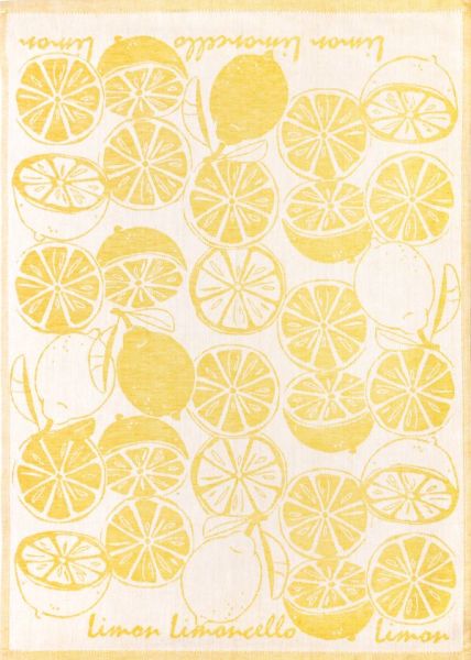 Linge de Cuisine Mi-Fil - Limoncello Jaune