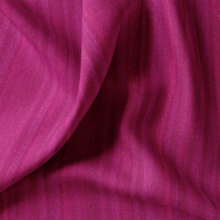 Tissu Coton - Rayé en Magenta