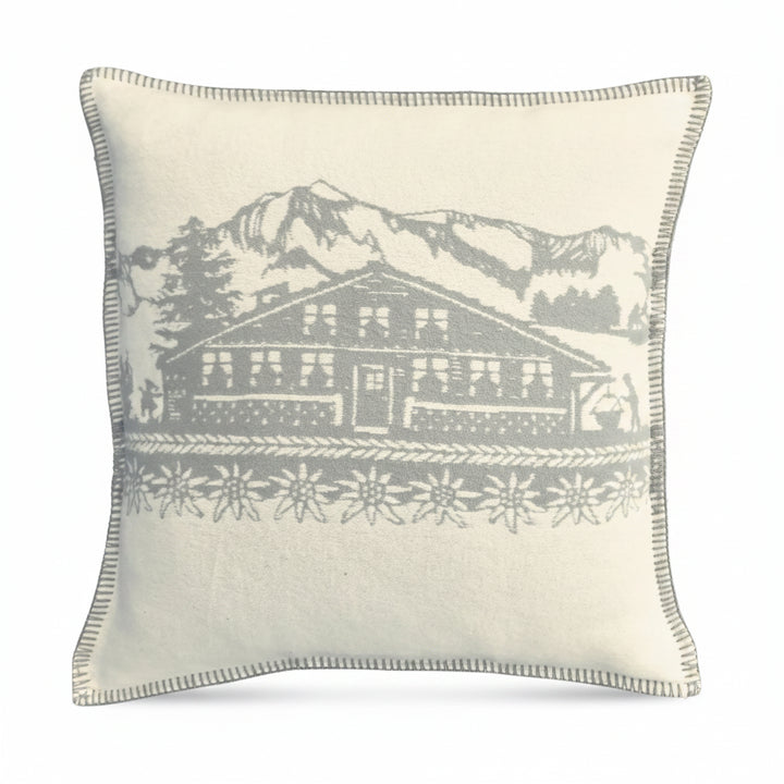 Housse de Coussin- Poya blanc cassé