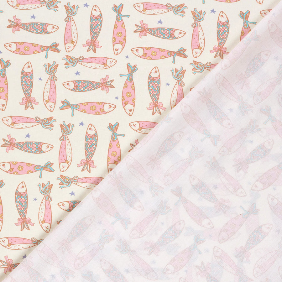 Tissu Coton - Sardines - Biner Pinaton