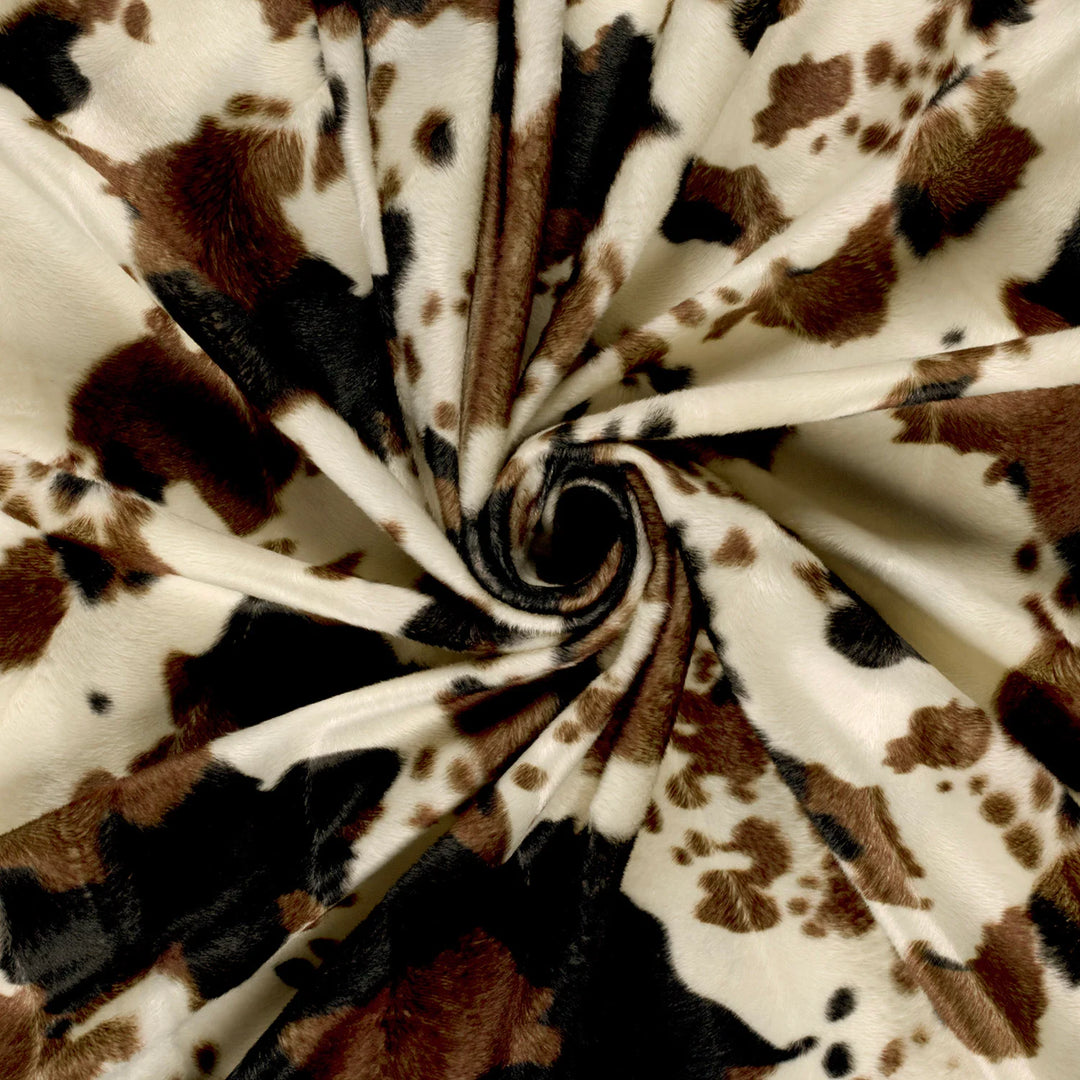 Fausse Fourrure - Vache Beige
