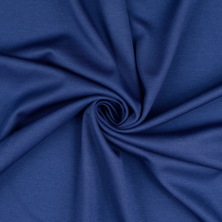 Tissu Punto di Roma- Bleu roi