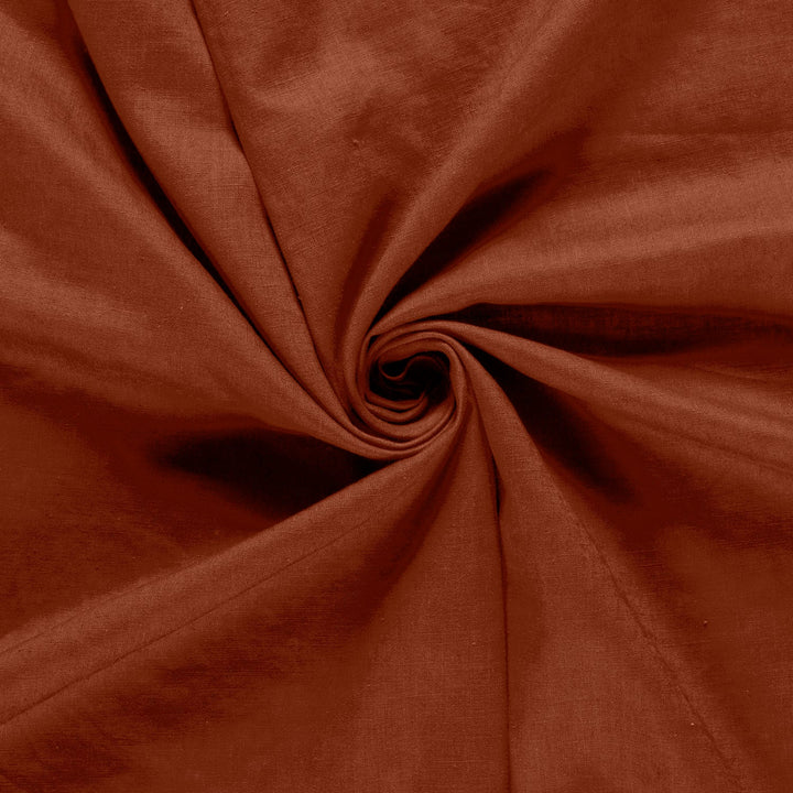 Tissu Lin - Terracotta - Biner Pinaton