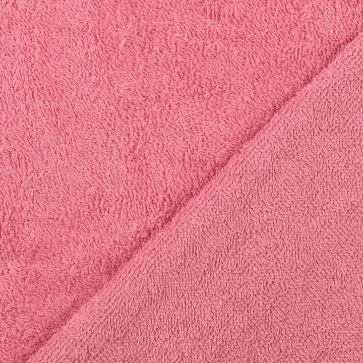 Tissu Éponge Coton Bio- Rose
