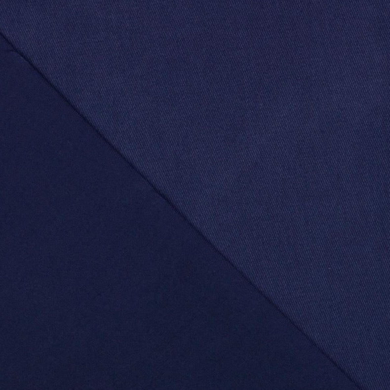 Tissu Coton Sergé- Bleu Marine