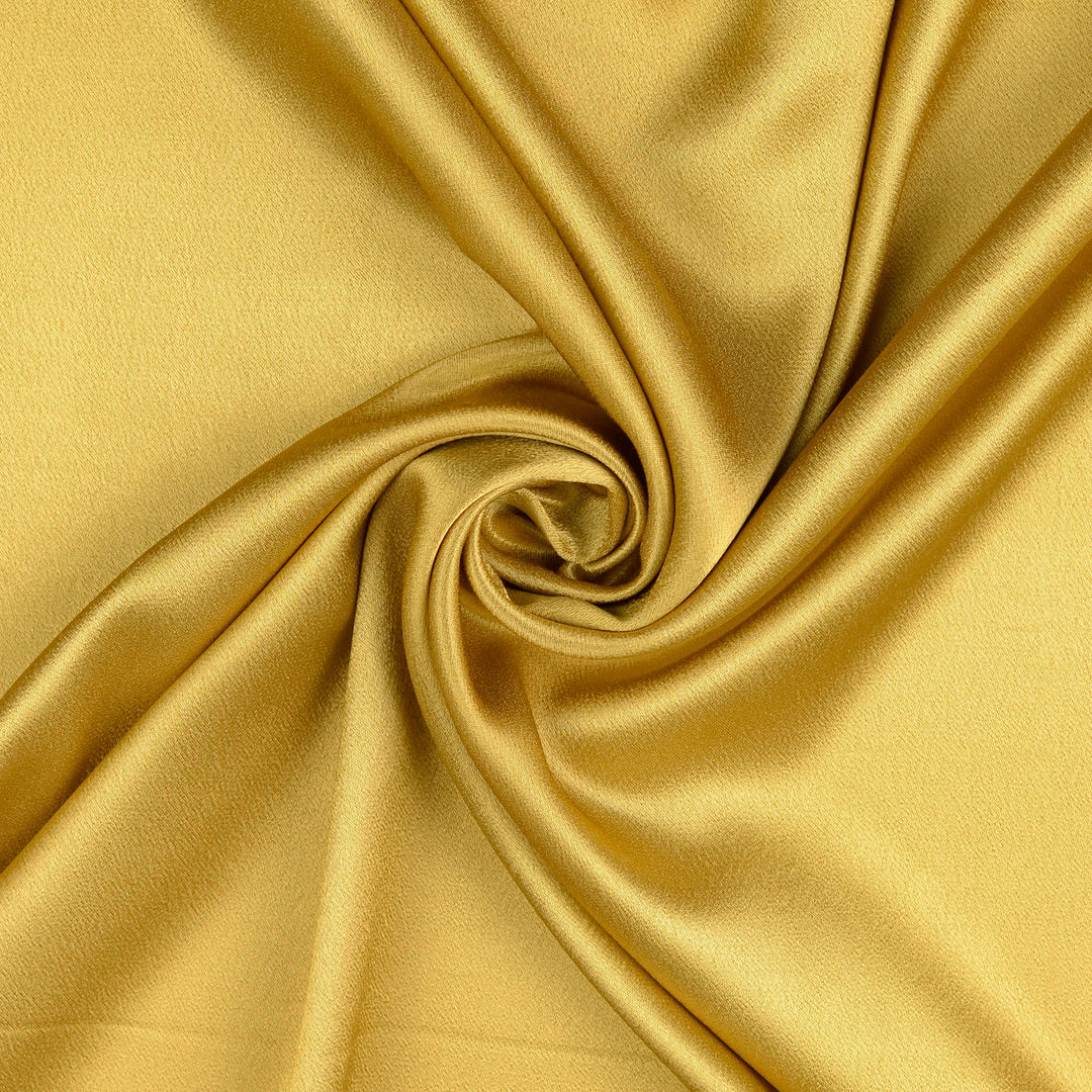 Tissu Satin - Doré