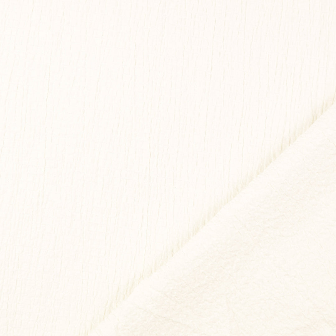 Tissu Viscose - Bubble Crash Blanc