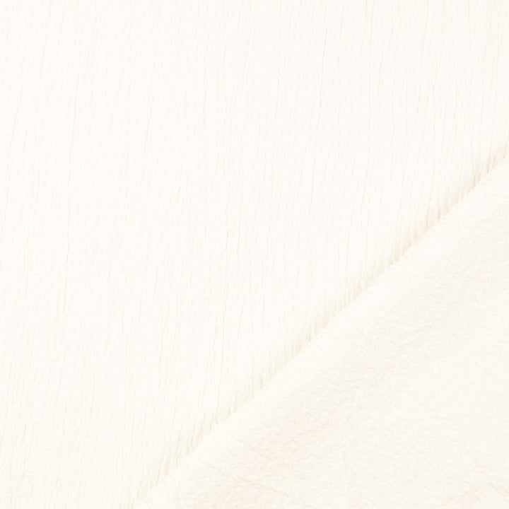 Tissu Viscose - Bubble Crash Blanc