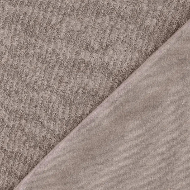 Tissu Éponge Jersey- Gris taupe