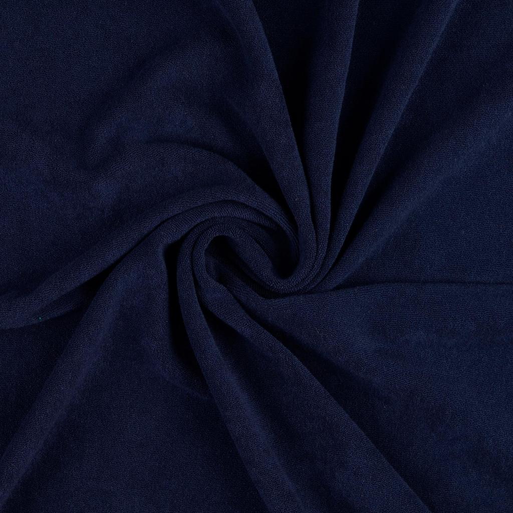 Tissu Éponge Jersey- Bleu Marine