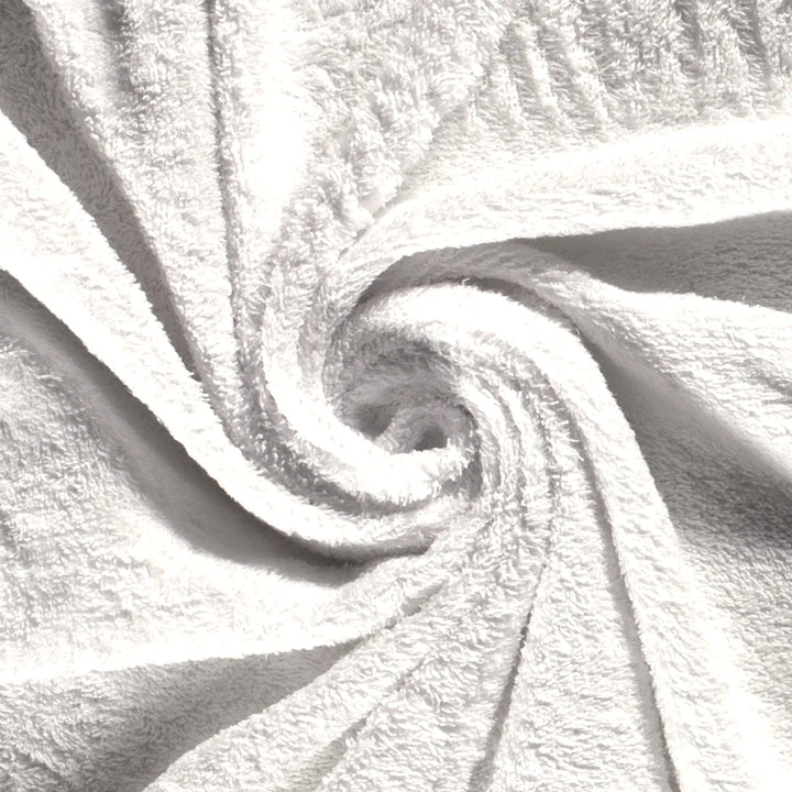 Tissu Éponge Coton- Blanc