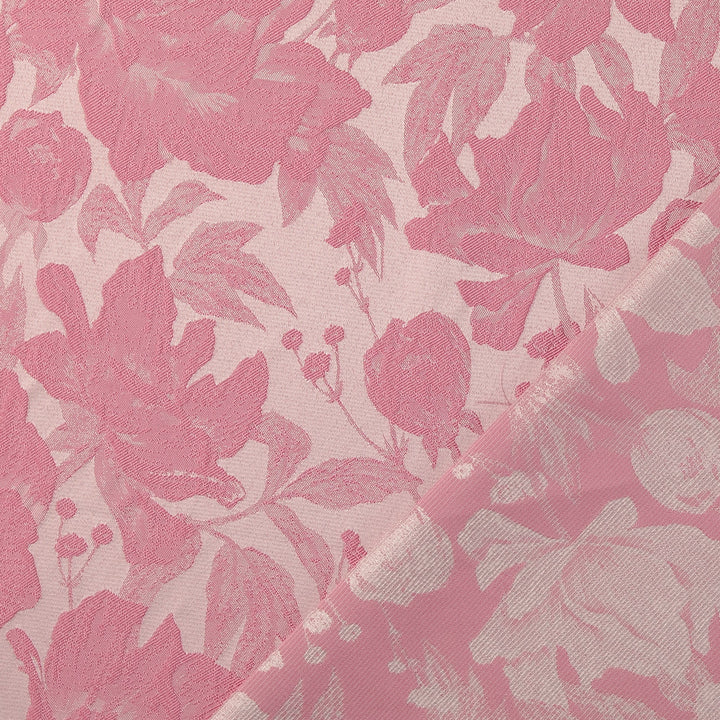 Tissu Jacquard- Roses