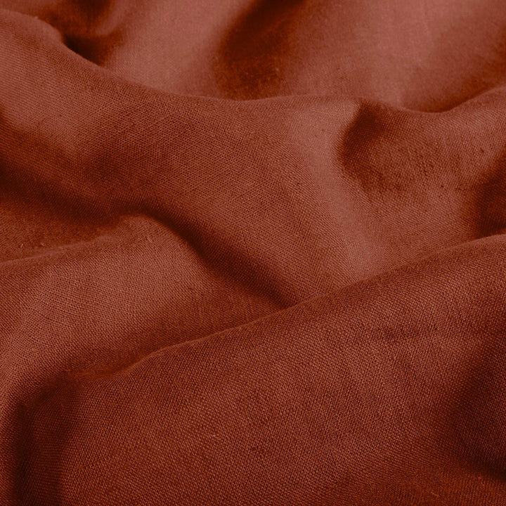 Tissu Lin - Terracotta - Biner Pinaton