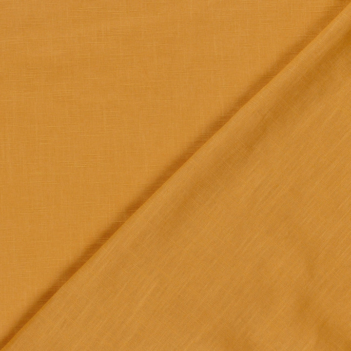 Tissu Lin - Jaune moutarde - Biner Pinaton