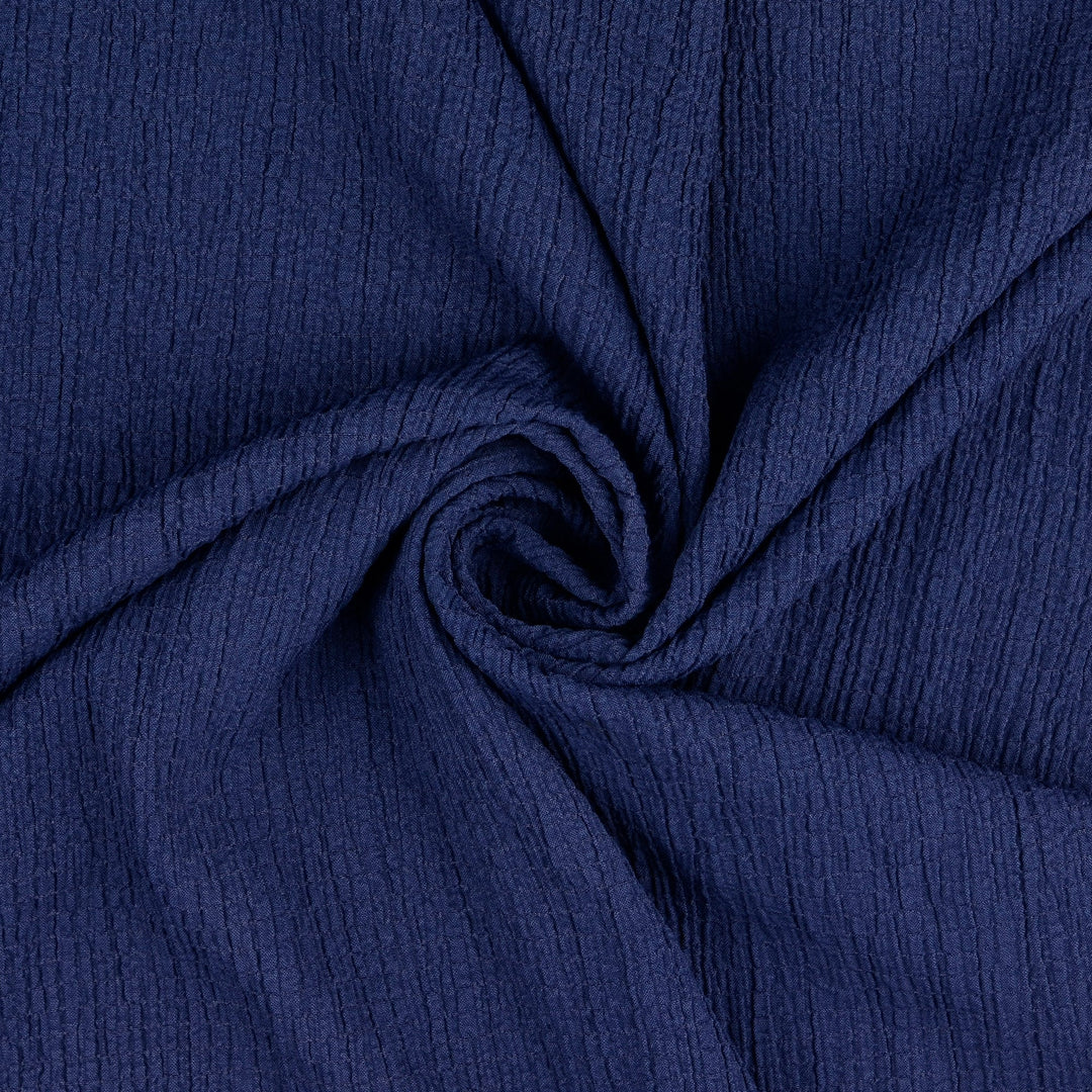 Tissu Viscose - Bubble Crash Marine