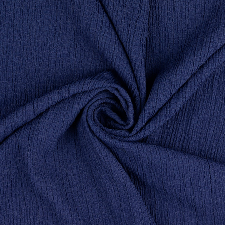 Tissu Viscose - Bubble Crash Marine