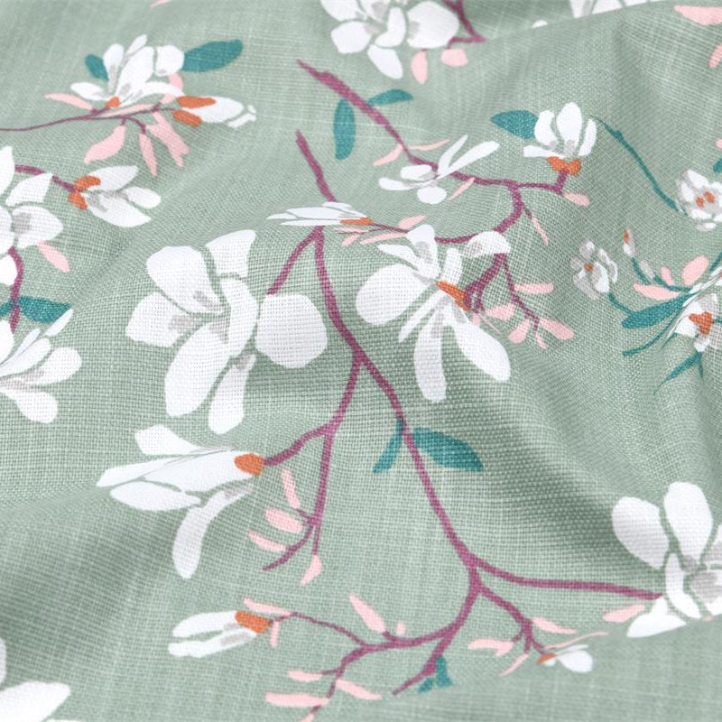Tissu Toile de Coton- Sakura