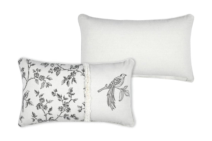 Housse de Coussin- Dessin d'oiseaux