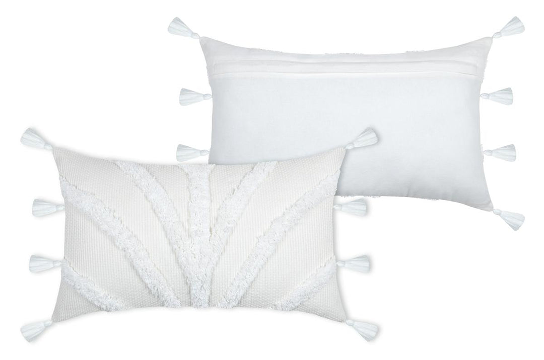 Housse de Coussin- Bohème Blanc