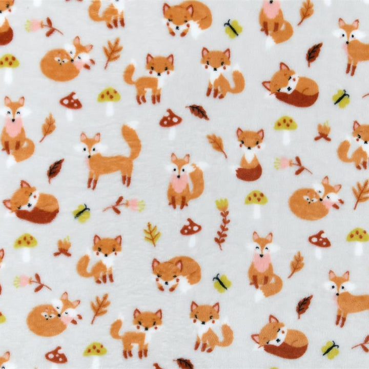 Tissu Doudou - Renards - Biner Pinaton