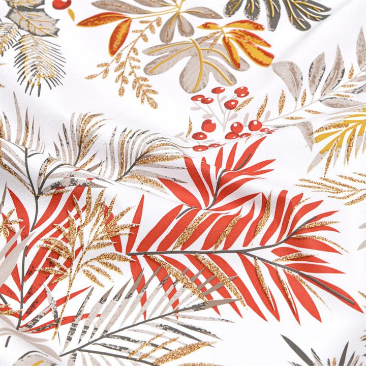 Toile PVC - Feuilles et baies de Noël