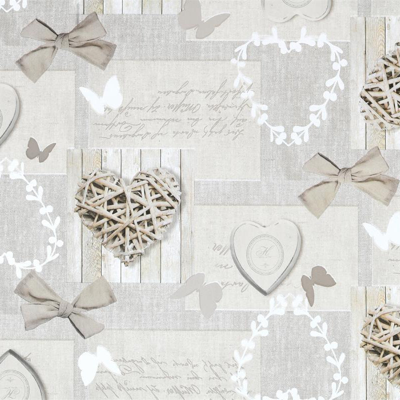 Toile PVC - Coeurs - Biner Pinaton
