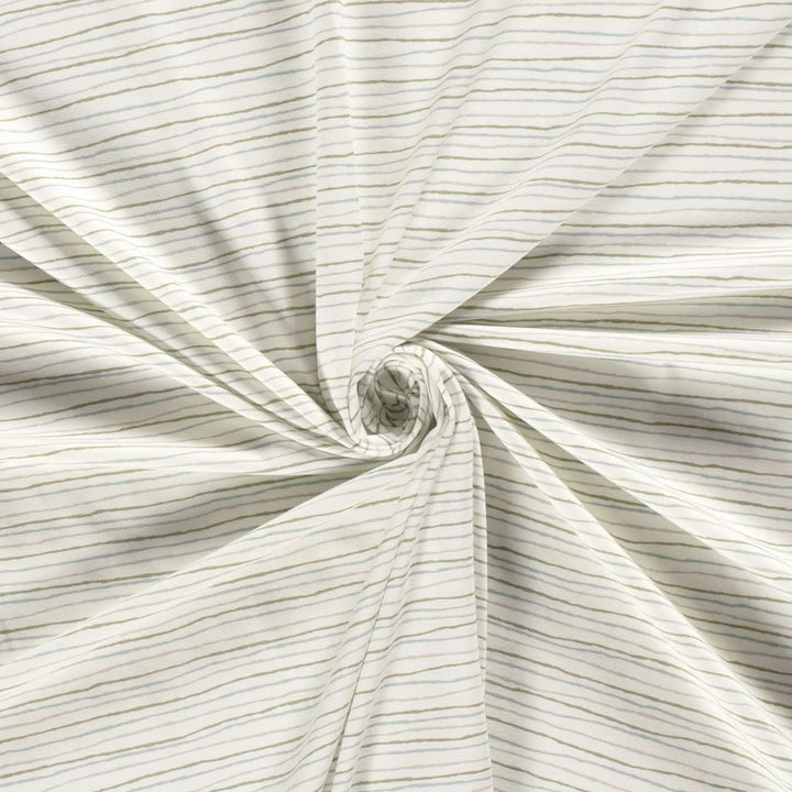 Tissu Jersey- Rayures multicolores