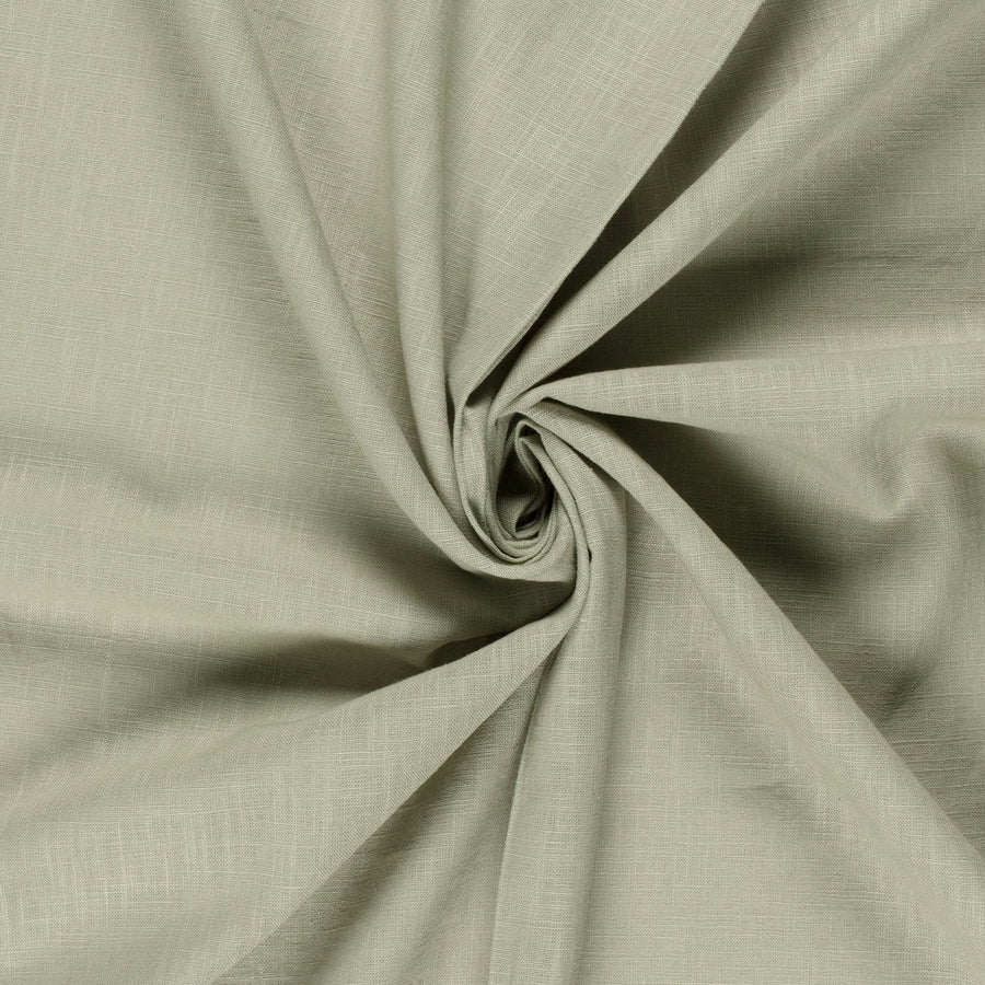 Tissu Lin - Vert gris - Biner Pinaton