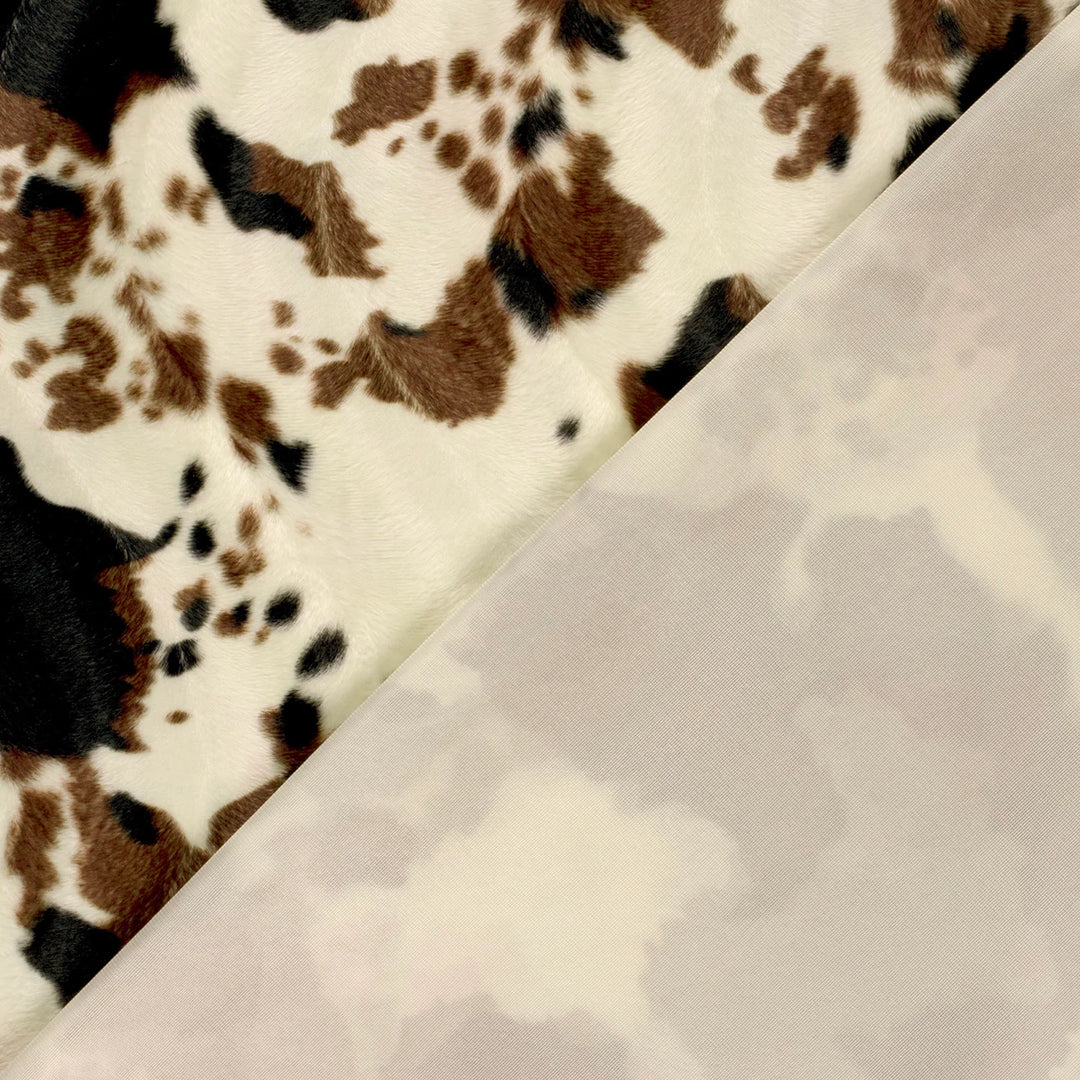 Fausse Fourrure - Vache Beige