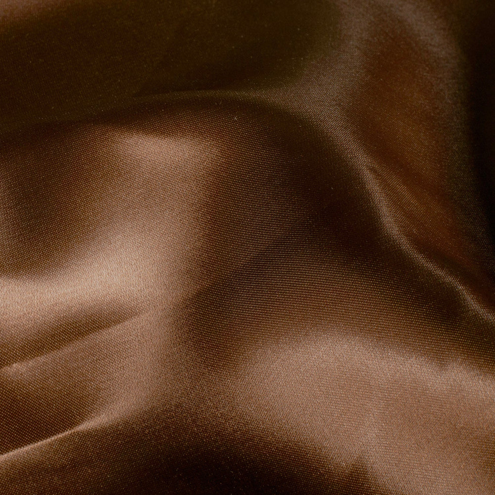 Tissu Satin - Marron - Biner Pinaton